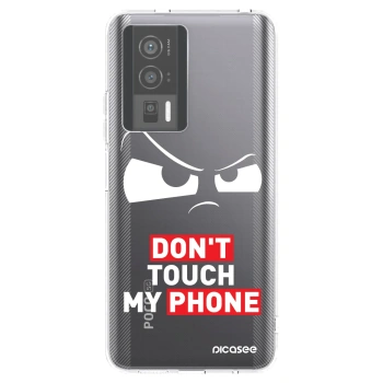 Picasee silikonový průhledný obal pro Xiaomi Poco F5 Pro 5G - Cloudy Eye - Transparent
