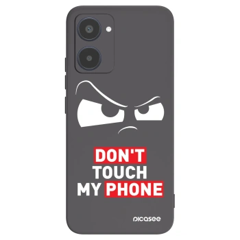 Picasee silikonový černý obal pro Realme 10 4G - Cloudy Eye - Transparent