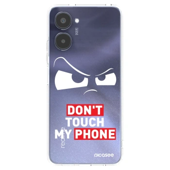 Picasee silikonový průhledný obal pro Realme 10 4G - Cloudy Eye - Transparent