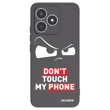 Picasee silikonový černý obal pro Realme C53 - Cloudy Eye - Transparent