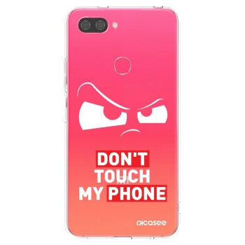 Picasee silikonový průhledný obal pro Xiaomi Mi 8 Lite - Cloudy Eye - Transparent