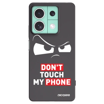 Picasee silikonový černý obal pro Xiaomi Redmi Note 13 5G - Cloudy Eye - Transparent