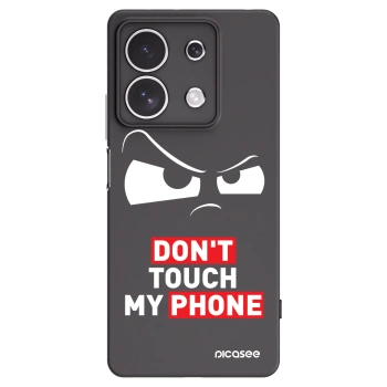 Picasee silikonový černý obal pro Xiaomi Redmi Note 13 4G - Cloudy Eye - Transparent