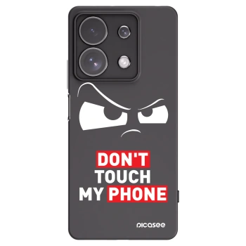 Picasee silikonový černý obal pro Xiaomi Redmi Note 13 Pro 4G - Cloudy Eye - Transparent