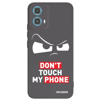 Picasee silikonový černý obal pro Motorola Moto G34 5G - Cloudy Eye - Transparent