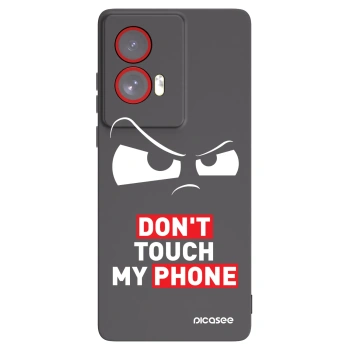 Picasee silikonový černý obal pro Motorola Edge 50 Fusion - Cloudy Eye - Transparent