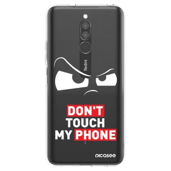 Picasee silikonový průhledný obal pro Xiaomi Redmi 8 - Cloudy Eye - Transparent