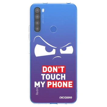 Picasee silikonový průhledný obal pro Xiaomi Redmi Note 8T - Cloudy Eye - Transparent