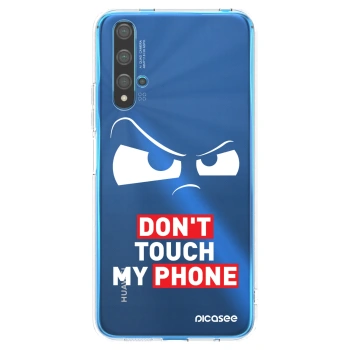 Picasee silikonový průhledný obal pro Huawei Nova 5T - Cloudy Eye - Transparent