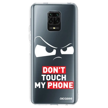 Picasee silikonový průhledný obal pro Xiaomi Redmi Note 9 Pro - Cloudy Eye - Transparent