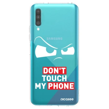 Picasee silikonový průhledný obal pro Samsung Galaxy A30s A307F - Cloudy Eye - Transparent