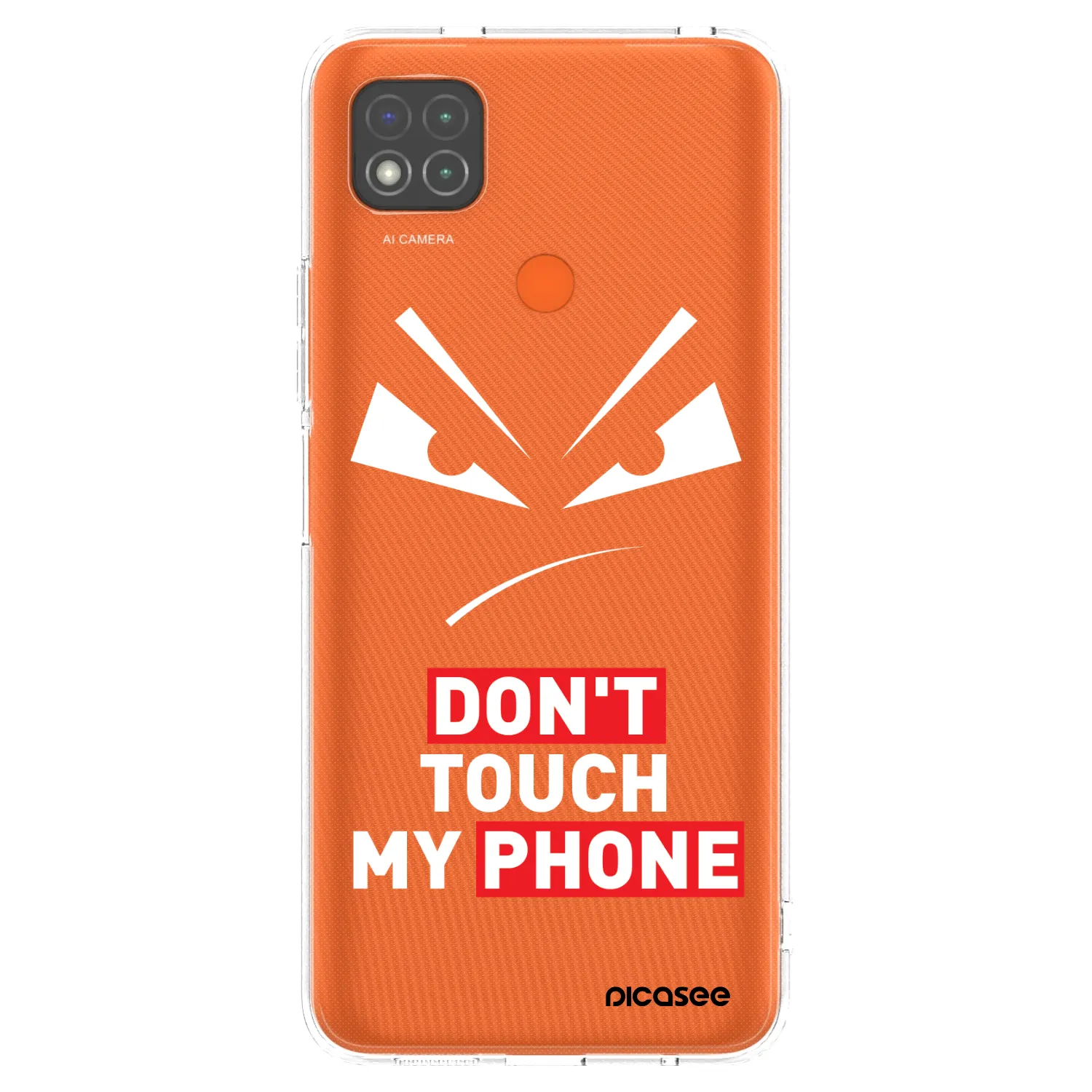 Picasee silikonový průhledný obal pro Xiaomi Redmi 9C - Evil Eye - Transparent