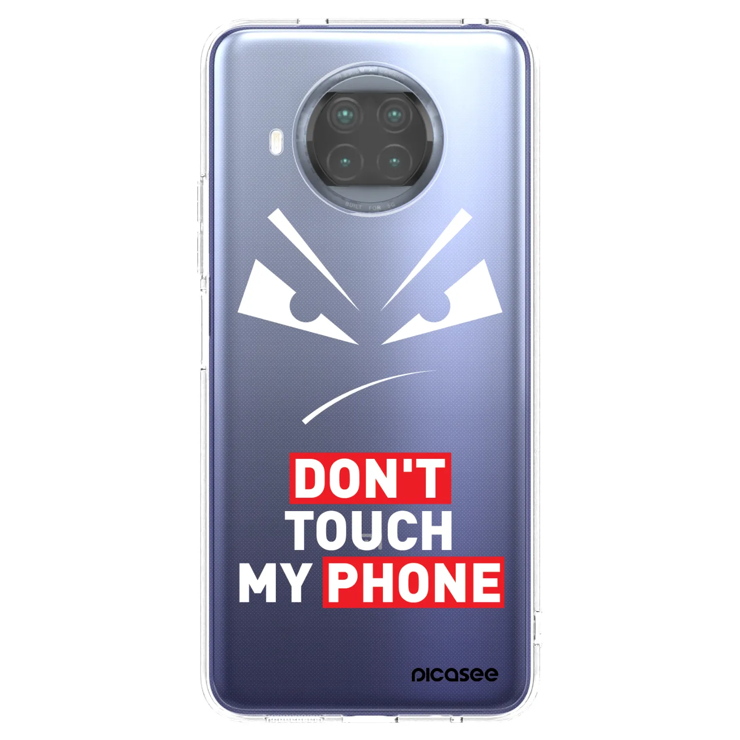 Picasee silikonový průhledný obal pro Xiaomi Mi 10T Lite - Evil Eye - Transparent
