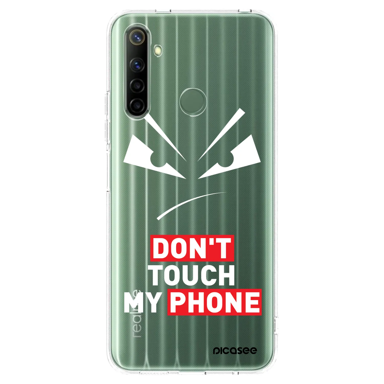 Picasee silikonový průhledný obal pro Realme 6i - Evil Eye - Transparent