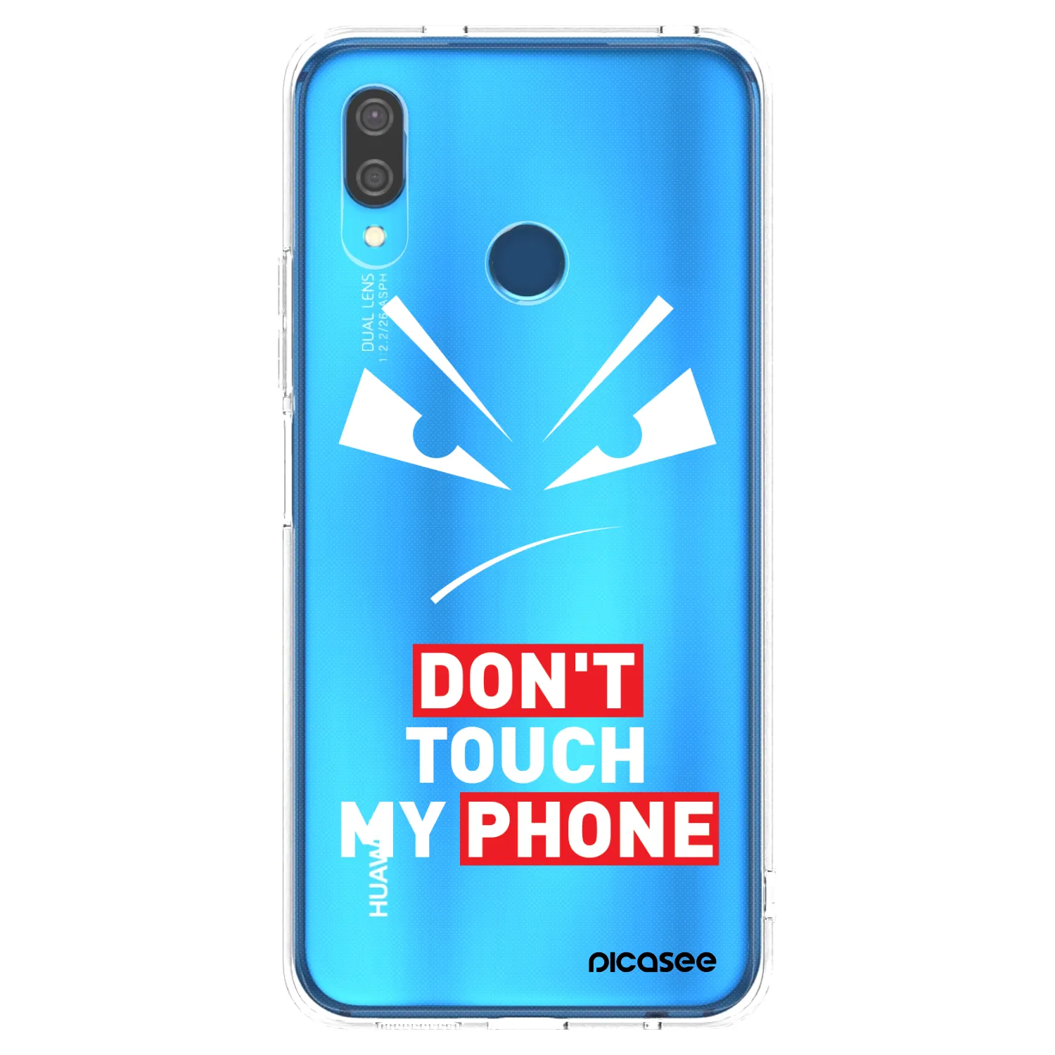 Picasee silikonový průhledný obal pro Huawei P20 Lite - Evil Eye - Transparent
