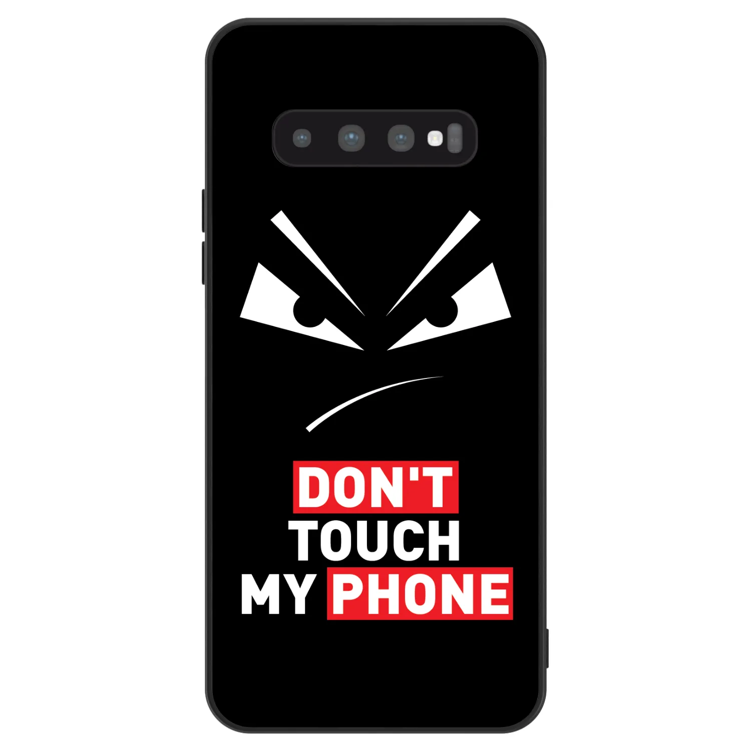 Picasee ULTIMATE CASE pro Samsung Galaxy S10 G973 - Evil Eye - Transparent
