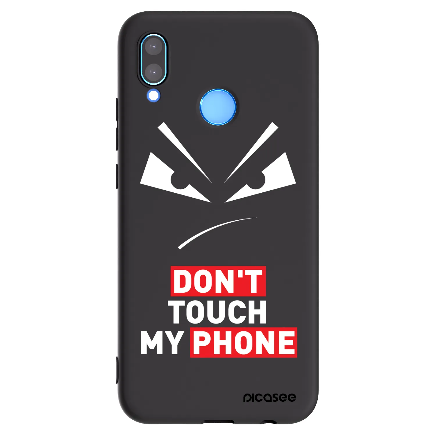 Picasee silikonový černý obal pro Huawei P20 Lite - Evil Eye - Transparent