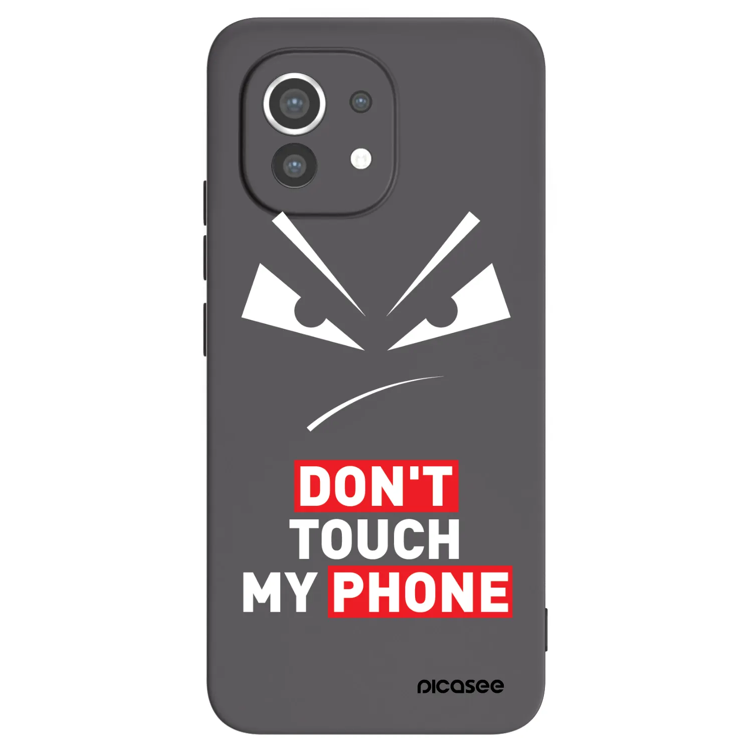 Picasee silikonový černý obal pro Xiaomi Mi 11 - Evil Eye - Transparent
