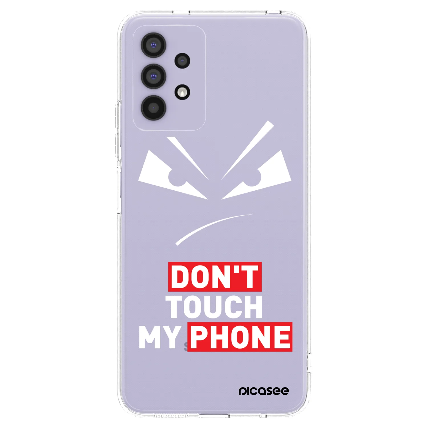 Picasee silikonový průhledný obal pro Samsung Galaxy A32 4G SM-A325F - Evil Eye - Transparent