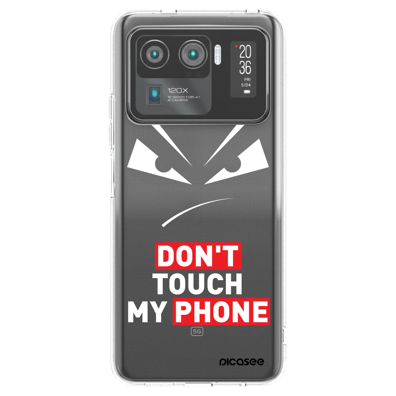 Picasee silikonový průhledný obal pro Xiaomi Mi 11 Ultra - Evil Eye - Transparent
