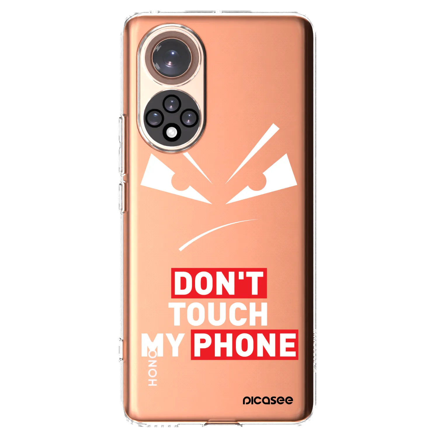 Picasee silikonový průhledný obal pro Honor 50 5G - Evil Eye - Transparent