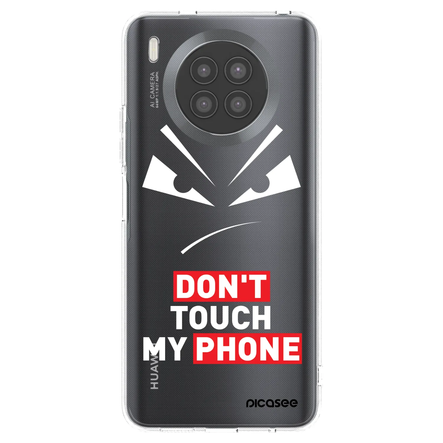 Picasee silikonový průhledný obal pro Huawei Nova 8i - Evil Eye - Transparent
