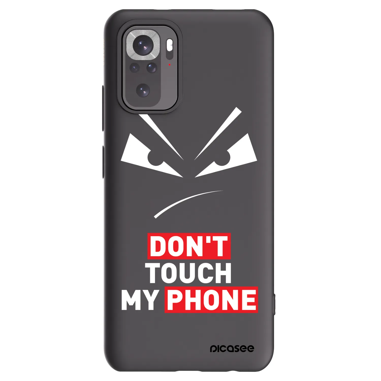 Picasee silikonový černý obal pro Xiaomi Redmi Note 11S 4G - Evil Eye - Transparent