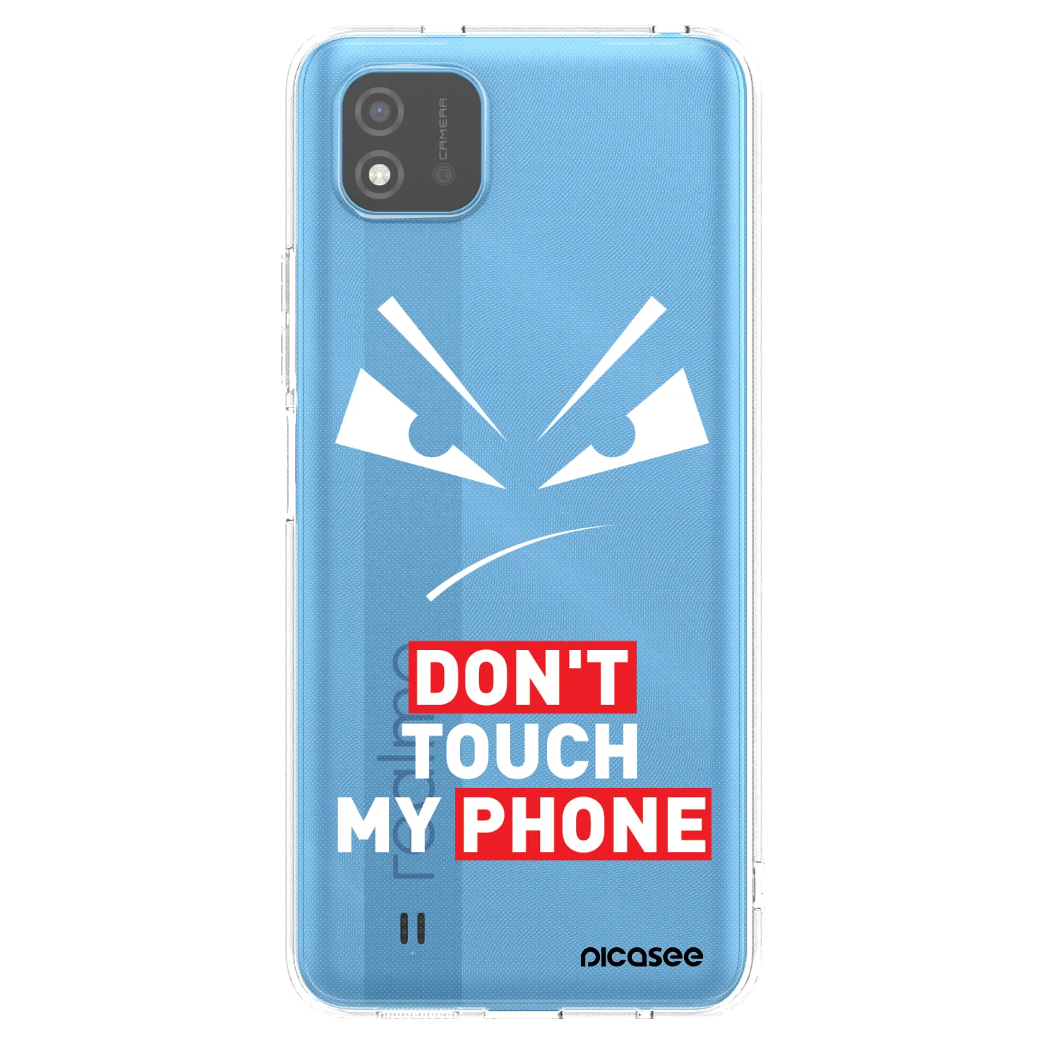 Picasee silikonový průhledný obal pro Realme C11 (2021) - Evil Eye - Transparent