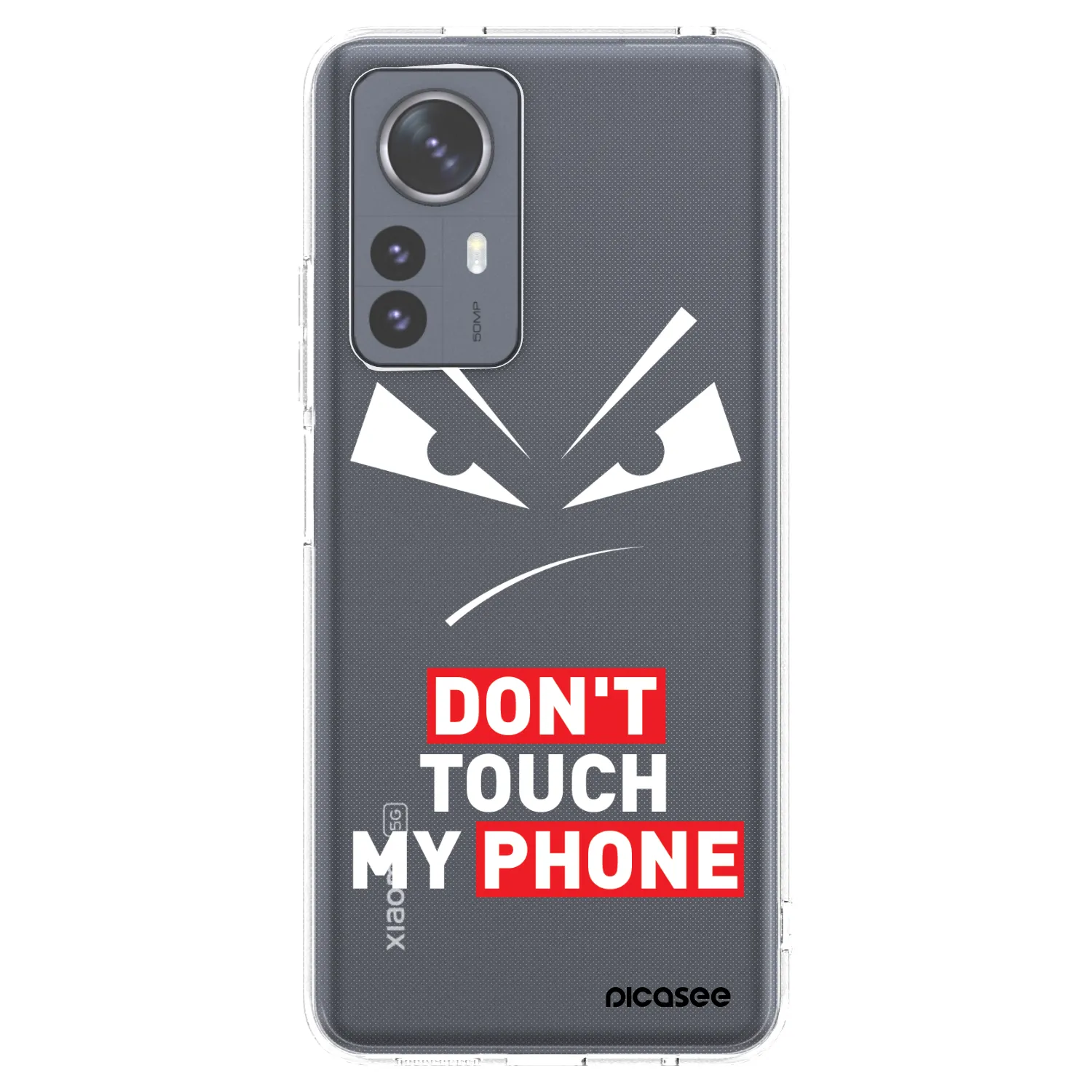 Picasee silikonový průhledný obal pro Xiaomi 12 Pro - Evil Eye - Transparent