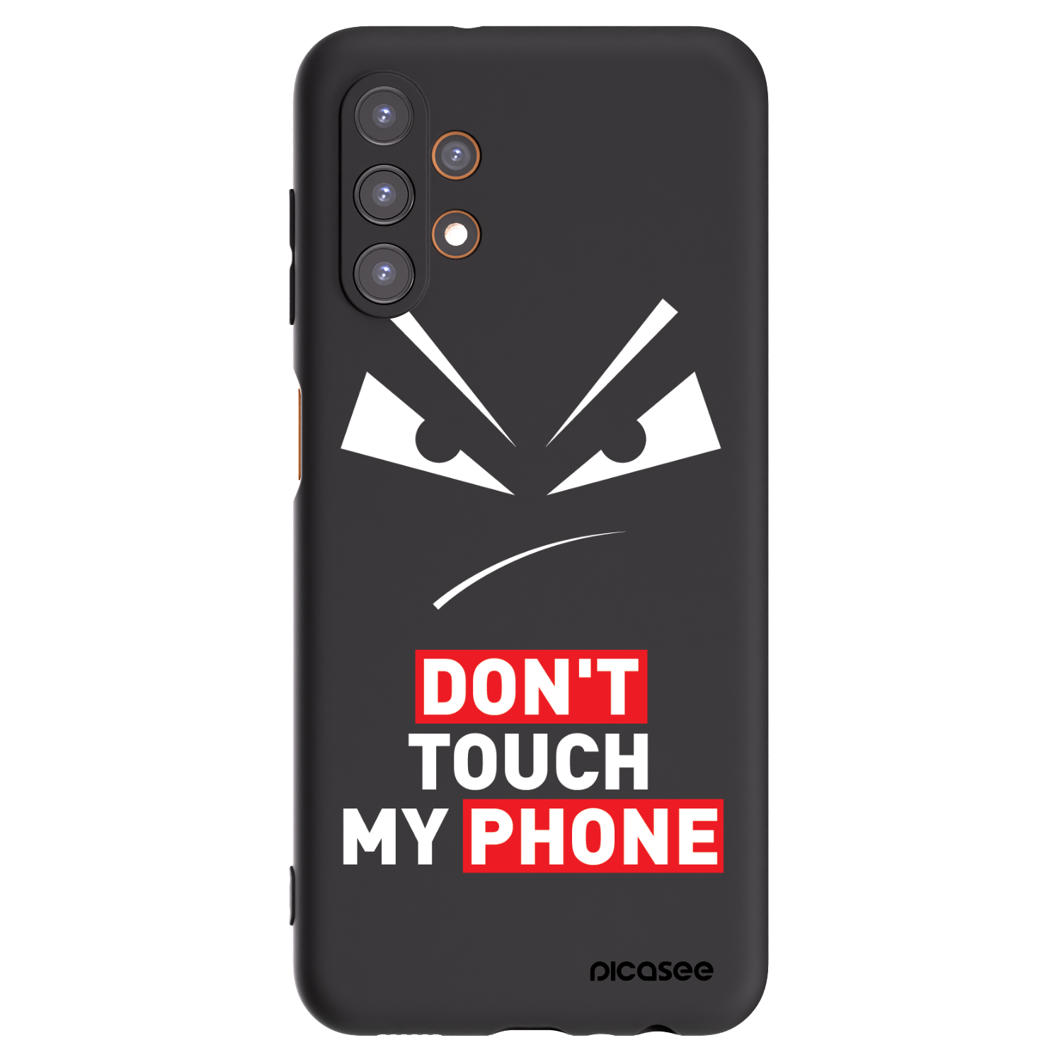 Picasee silikonový černý obal pro Samsung Galaxy A13 4G A135 - Evil Eye - Transparent