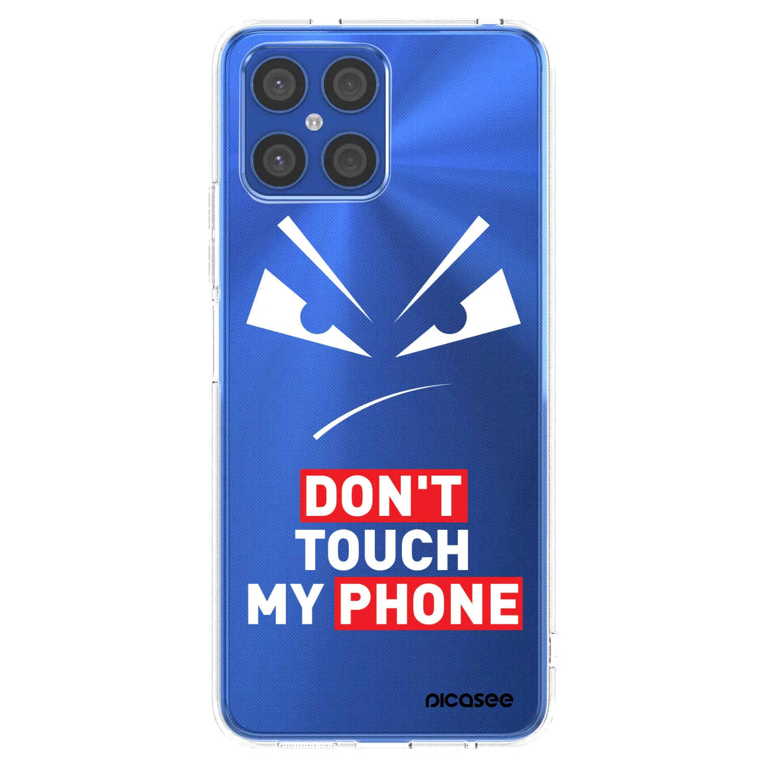 Picasee silikonový průhledný obal pro Honor X8 4G - Evil Eye - Transparent