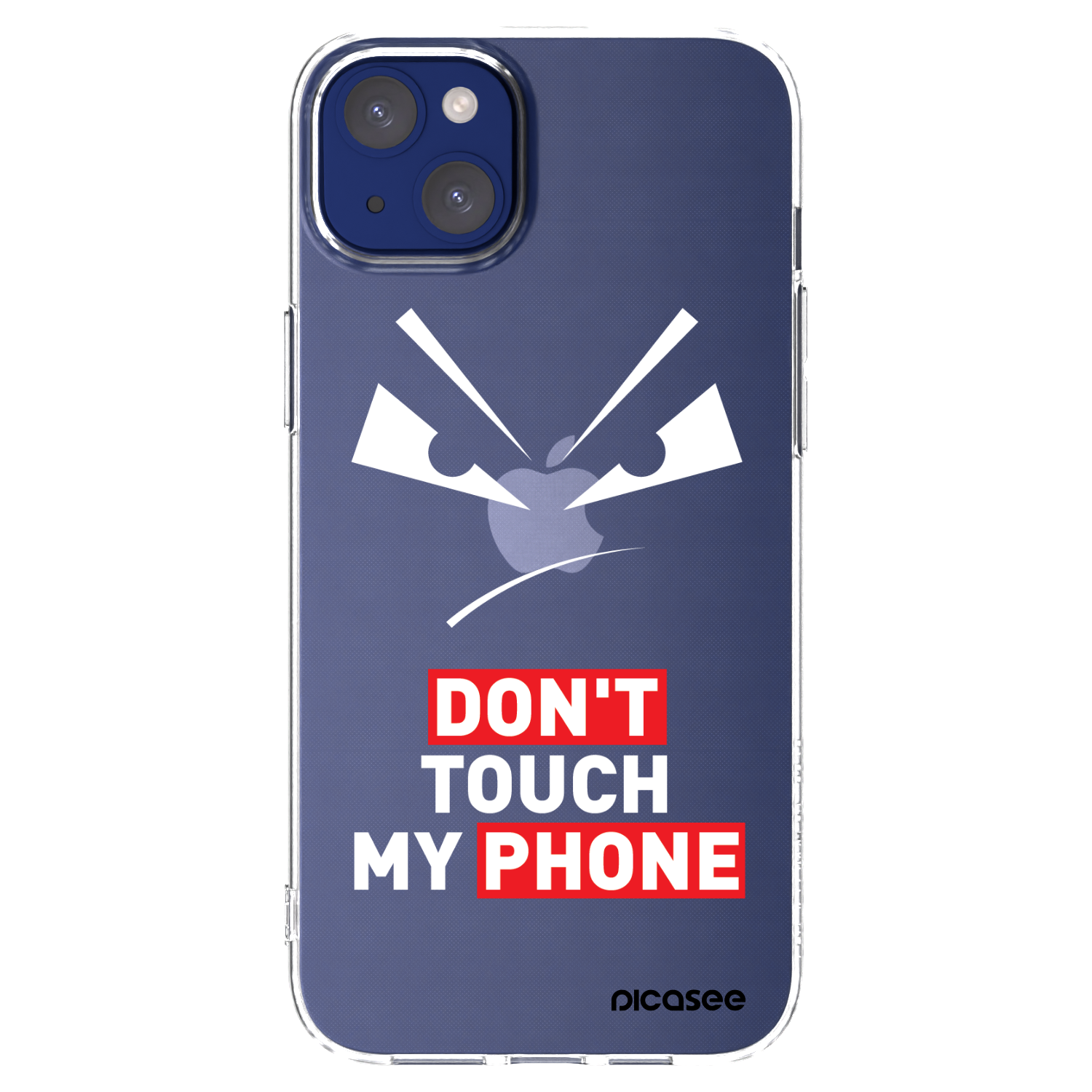 Picasee silikonový průhledný obal pro Apple iPhone 14 Plus - Evil Eye - Transparent