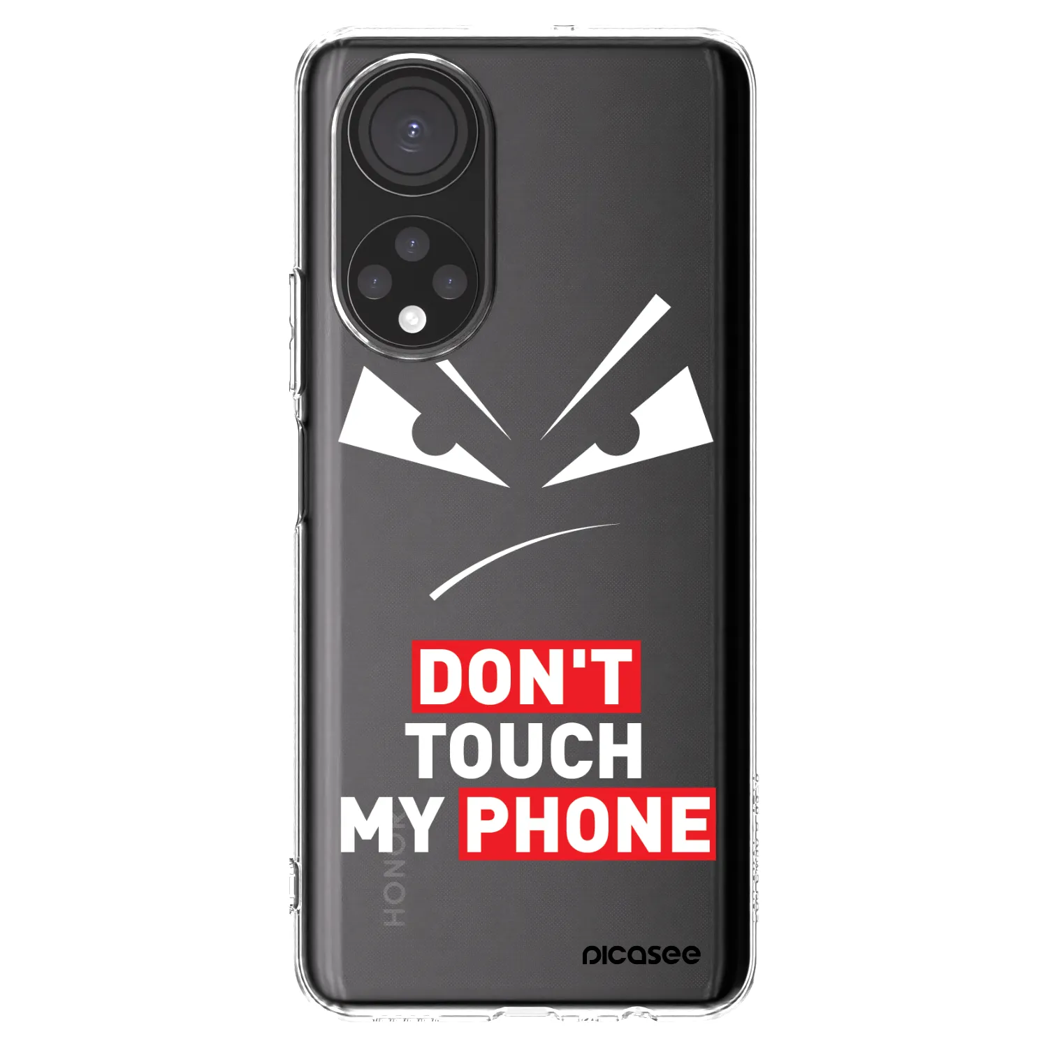 Picasee silikonový průhledný obal pro Honor X7 - Evil Eye - Transparent