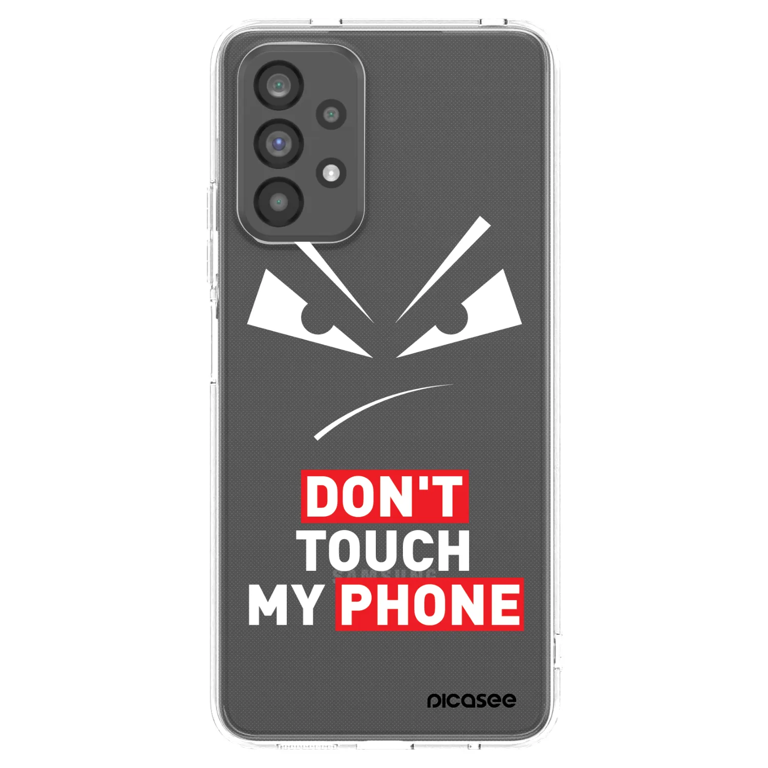 Picasee silikonový průhledný obal pro Samsung Galaxy A73 5G - Evil Eye - Transparent
