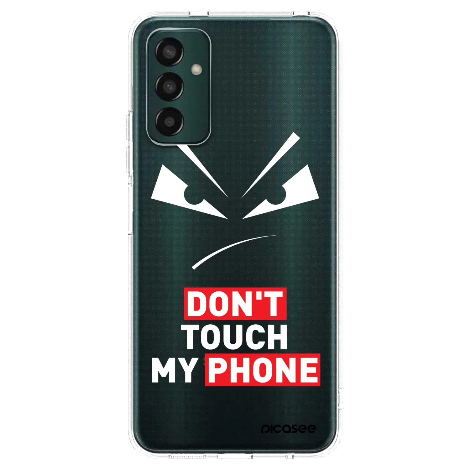 Picasee silikonový průhledný obal pro Samsung Galaxy M23 5G - Evil Eye - Transparent