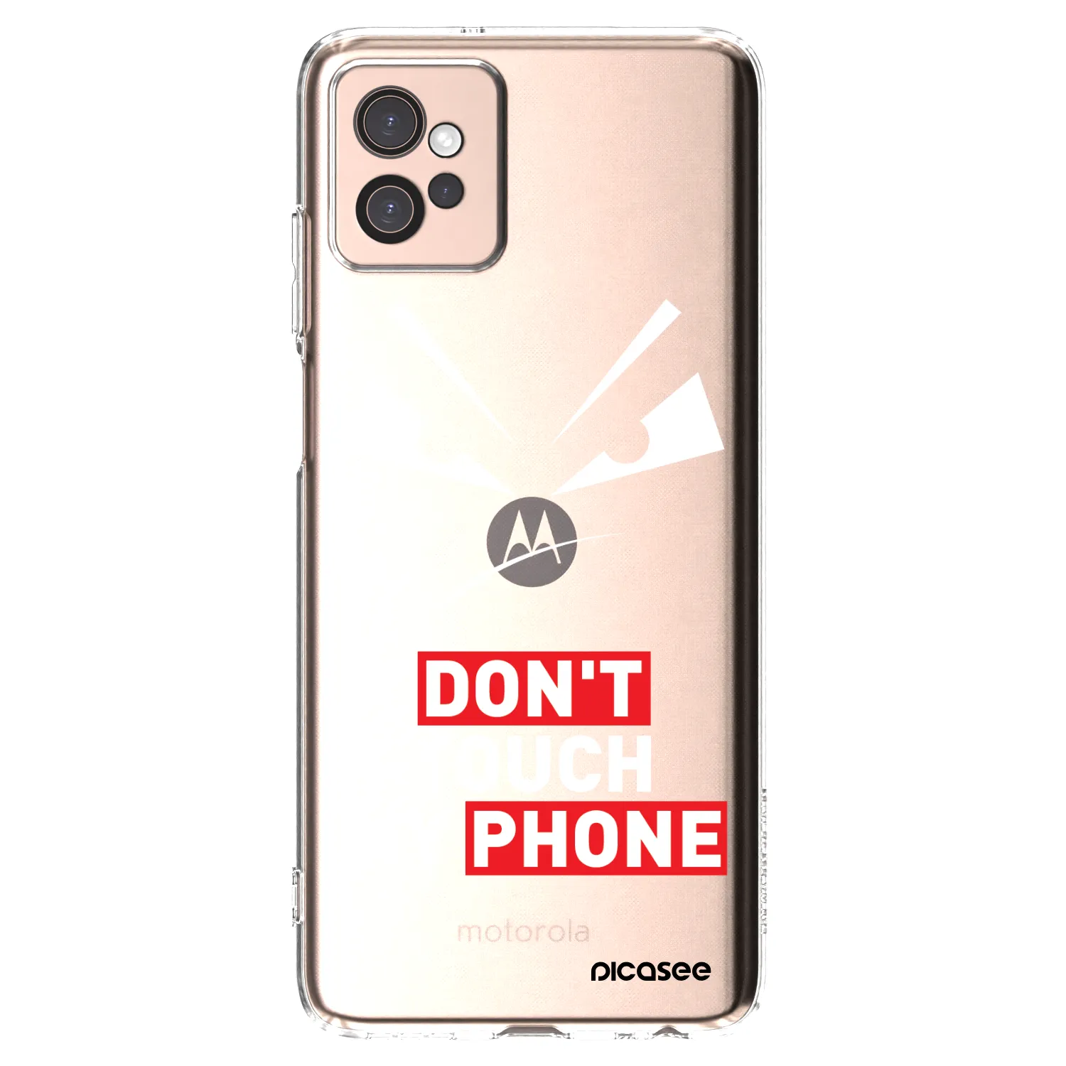 Picasee silikonový průhledný obal pro Motorola Moto G32 - Evil Eye - Transparent