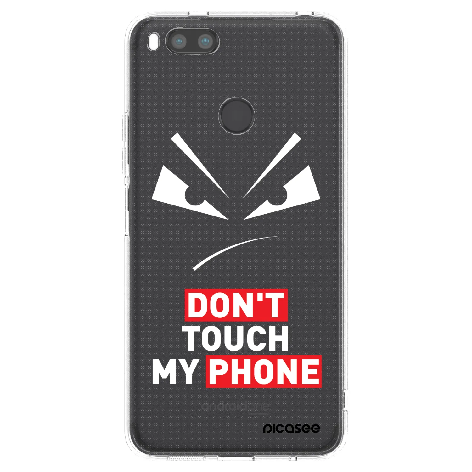 Picasee silikonový průhledný obal pro Xiaomi Redmi A1 - Evil Eye - Transparent