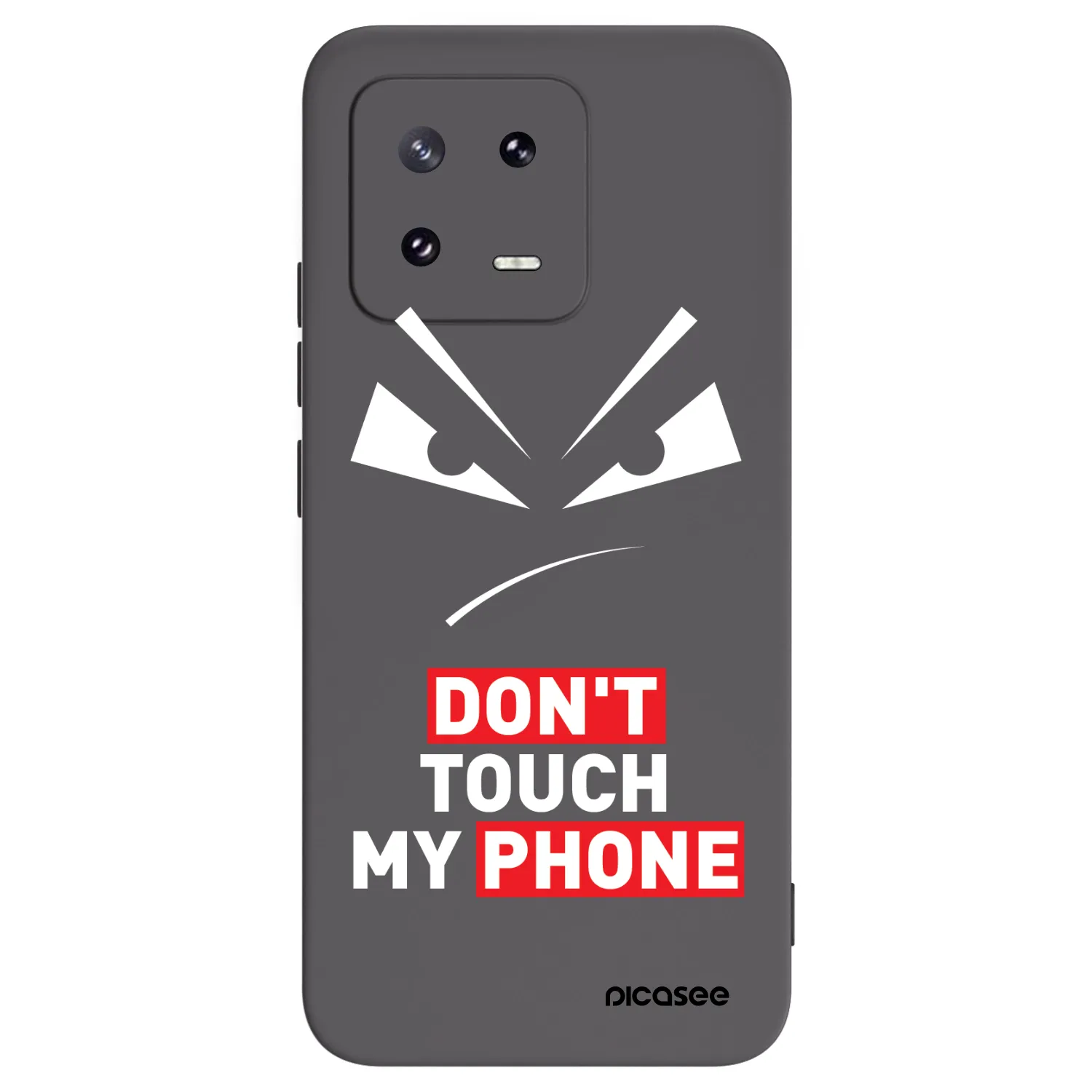 Picasee silikonový černý obal pro Xiaomi 13 Pro - Evil Eye - Transparent