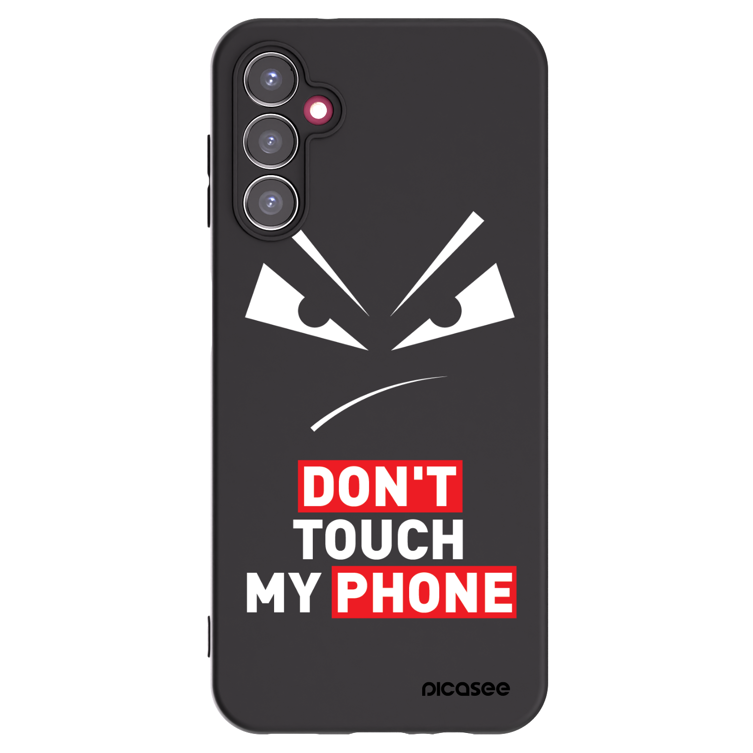 Picasee silikonový černý obal pro Samsung Galaxy A14 5G A146P - Evil Eye - Transparent