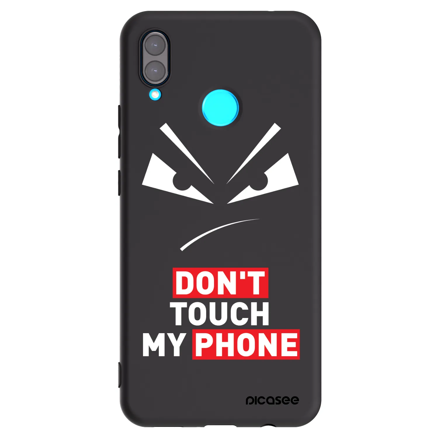 Picasee silikonový černý obal pro Huawei Nova 3 - Evil Eye - Transparent