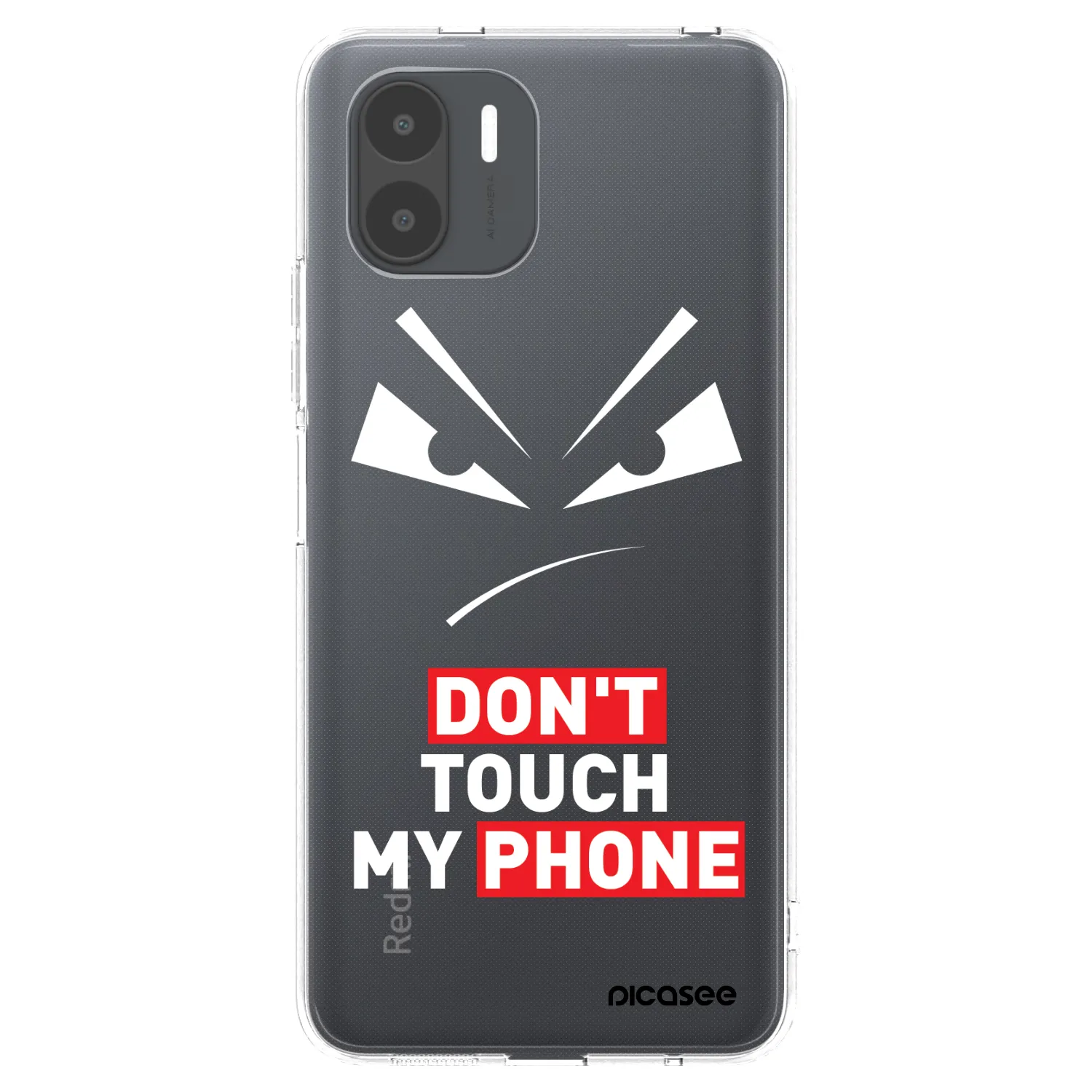 Picasee silikonový průhledný obal pro Xiaomi Redmi A2 - Evil Eye - Transparent