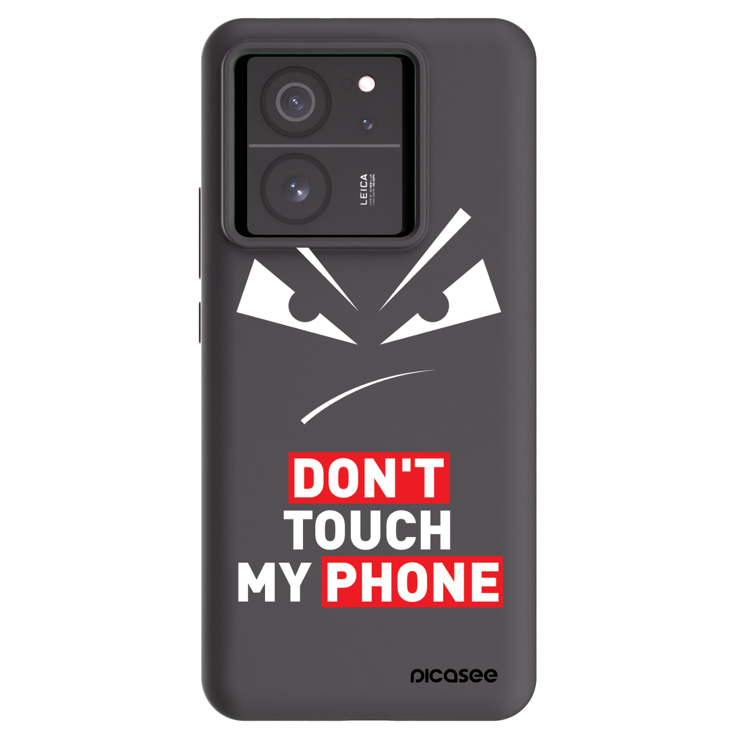 Picasee silikonový černý obal pro Xiaomi 13T - Evil Eye - Transparent