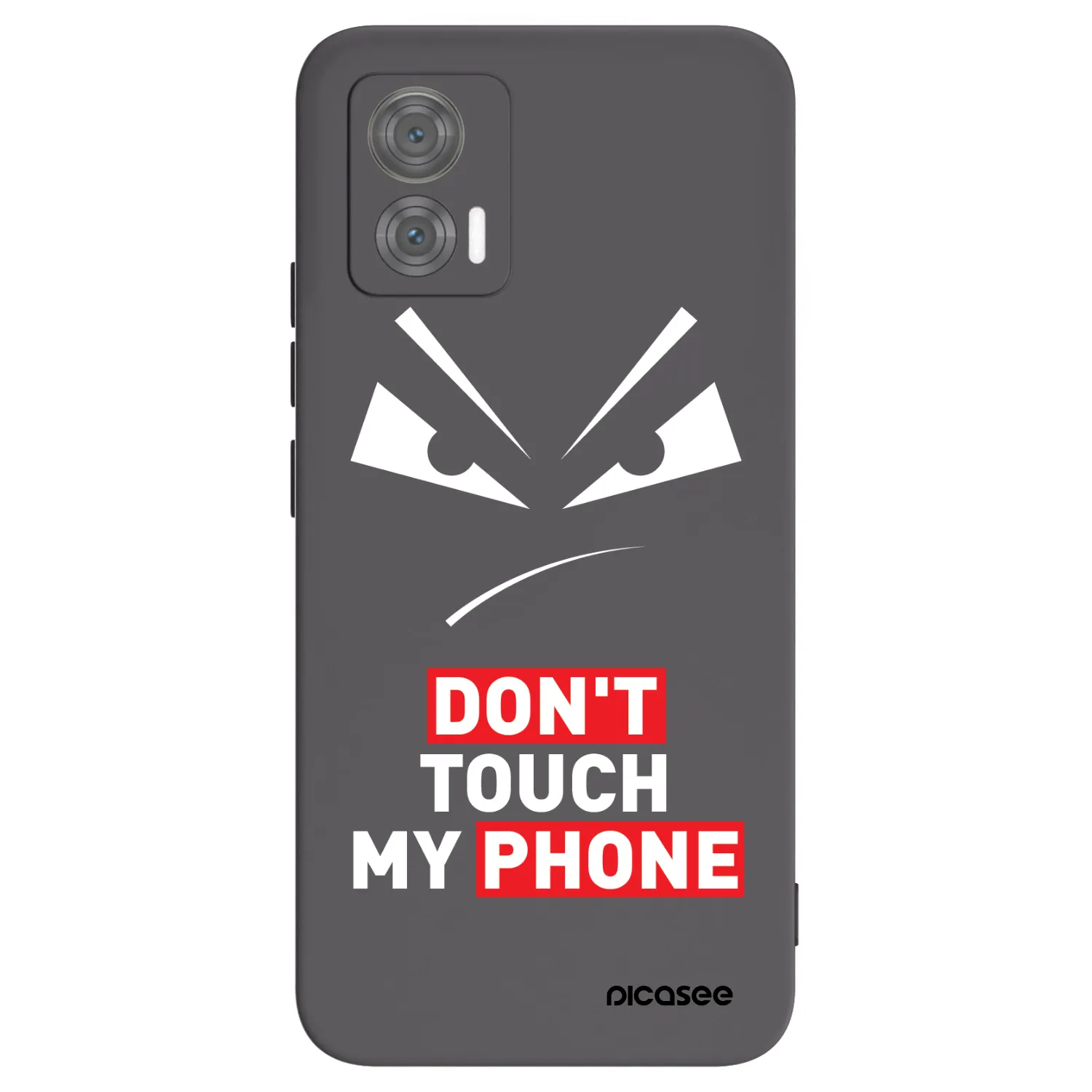 Picasee silikonový černý obal pro Motorola Edge 30 Neo - Evil Eye - Transparent