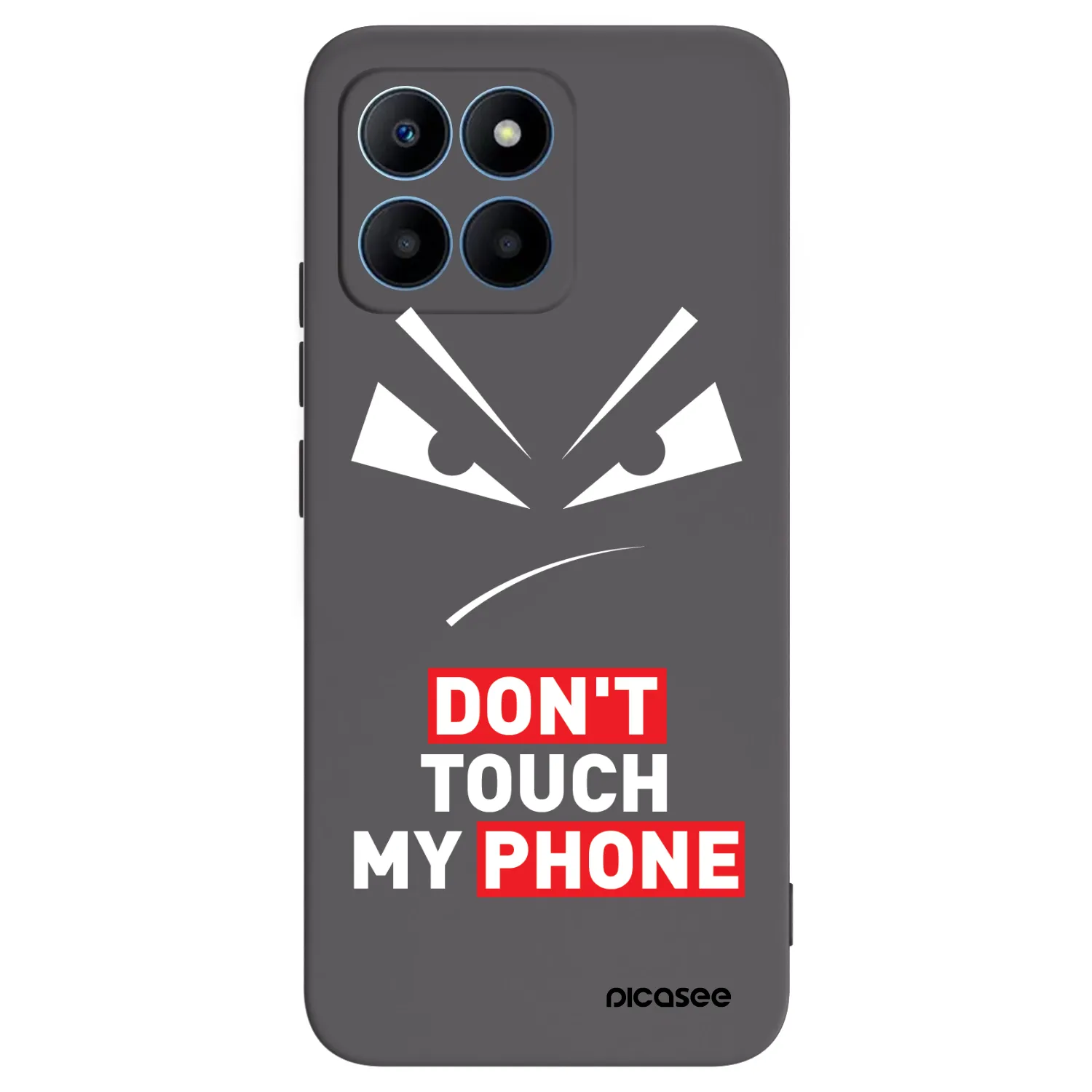 Picasee silikonový černý obal pro Honor 70 Lite - Evil Eye - Transparent