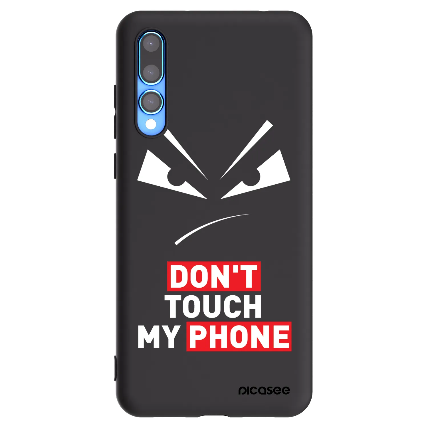 Picasee silikonový černý obal pro Huawei P20 Pro - Evil Eye - Transparent