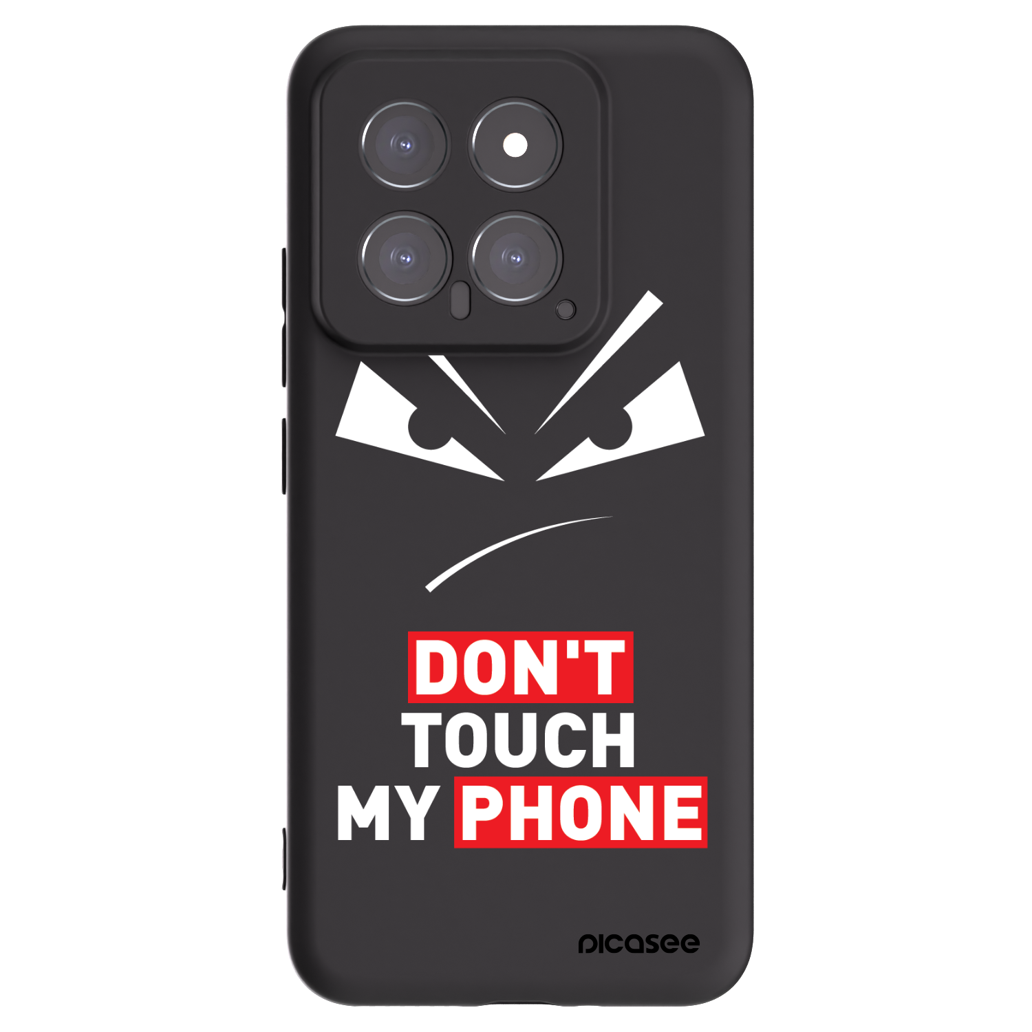 Picasee silikonový černý obal pro Xiaomi 14 - Evil Eye - Transparent