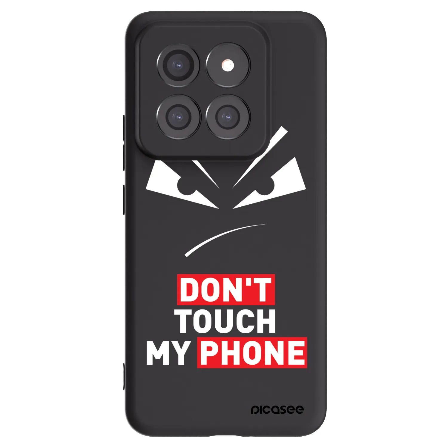 Picasee silikonový černý obal pro Xiaomi 14 Pro - Evil Eye - Transparent