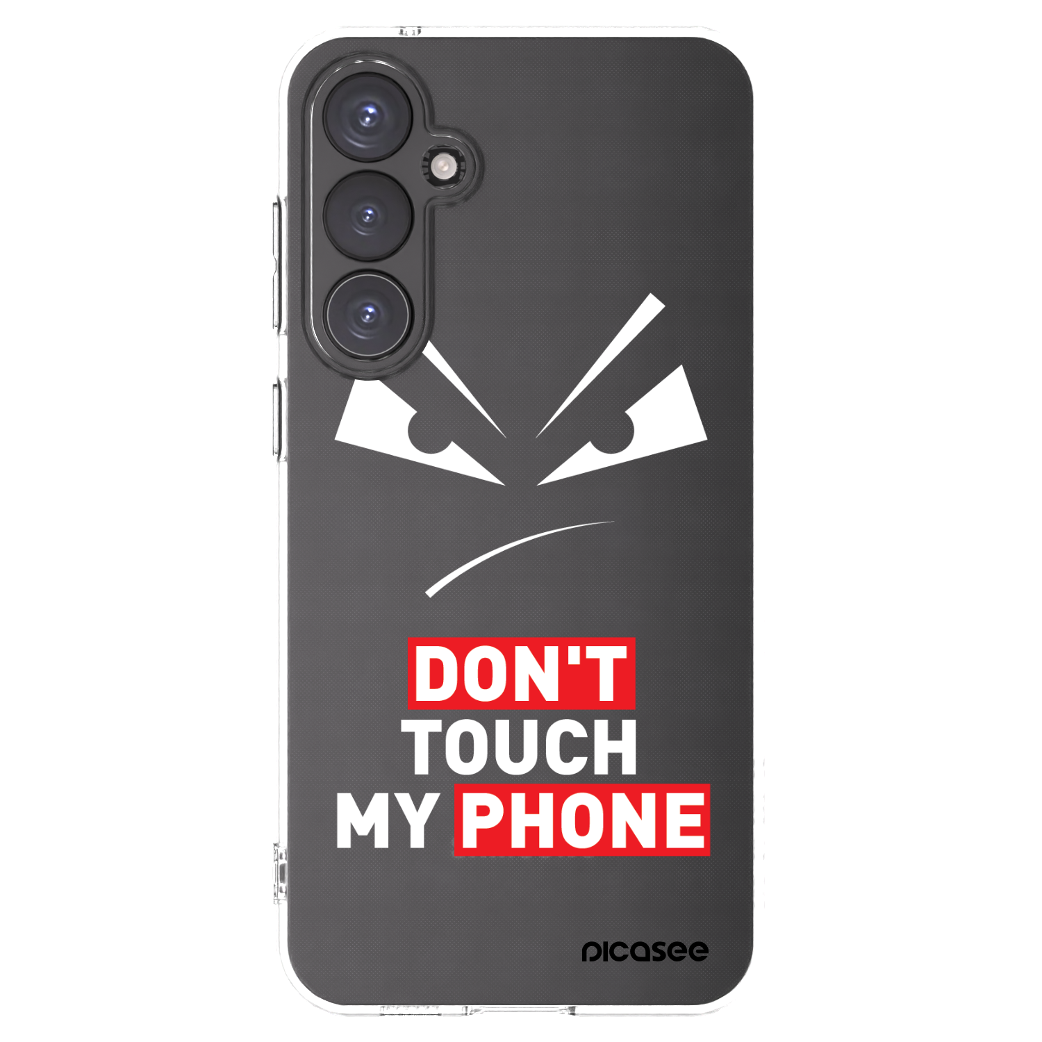 Picasee silikonový průhledný obal pro Samsung Galaxy S23 FE S711B - Evil Eye - Transparent