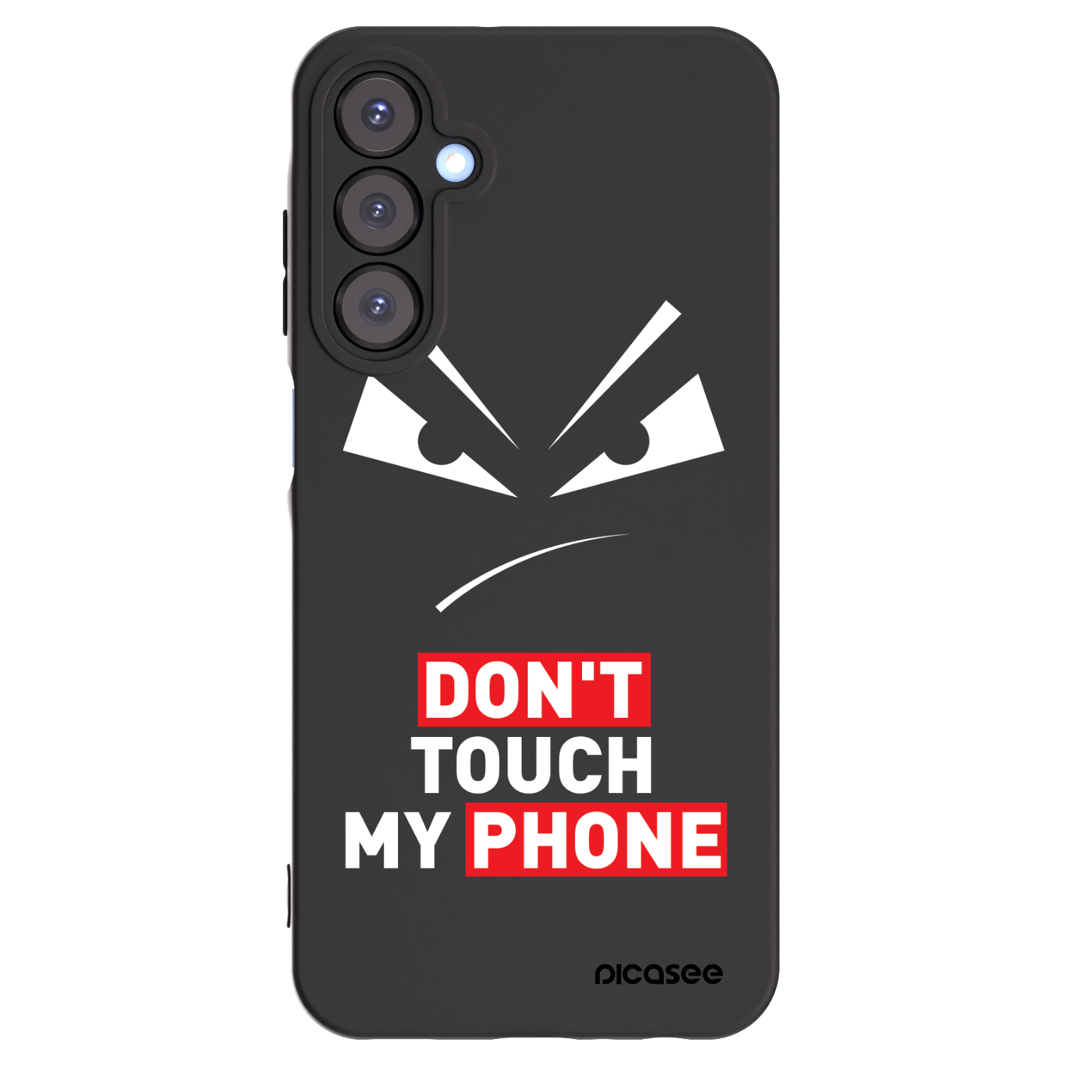 Picasee silikonový černý obal pro Samsung Galaxy A25 A256B 5G - Evil Eye - Transparent