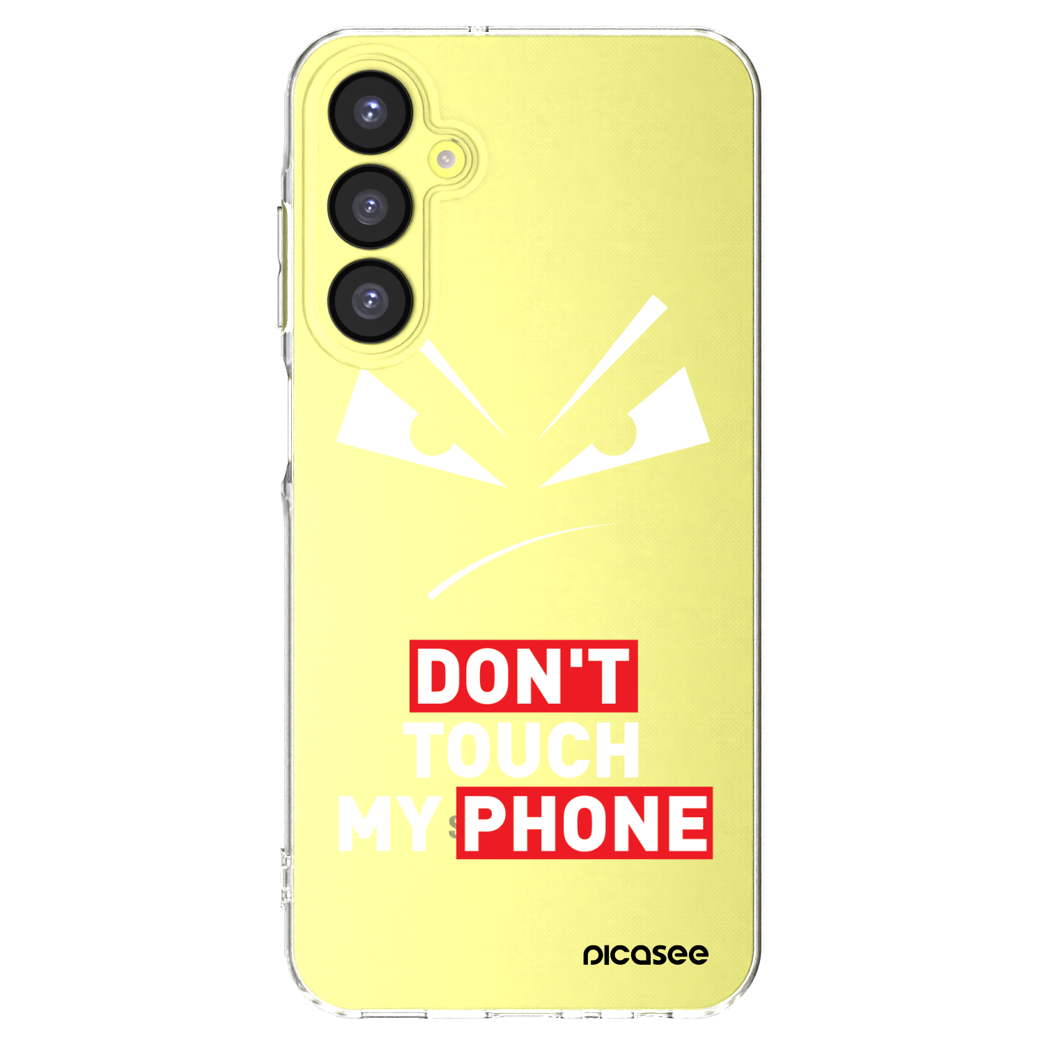 Picasee silikonový průhledný obal pro Samsung Galaxy A25 A256B 5G - Evil Eye - Transparent